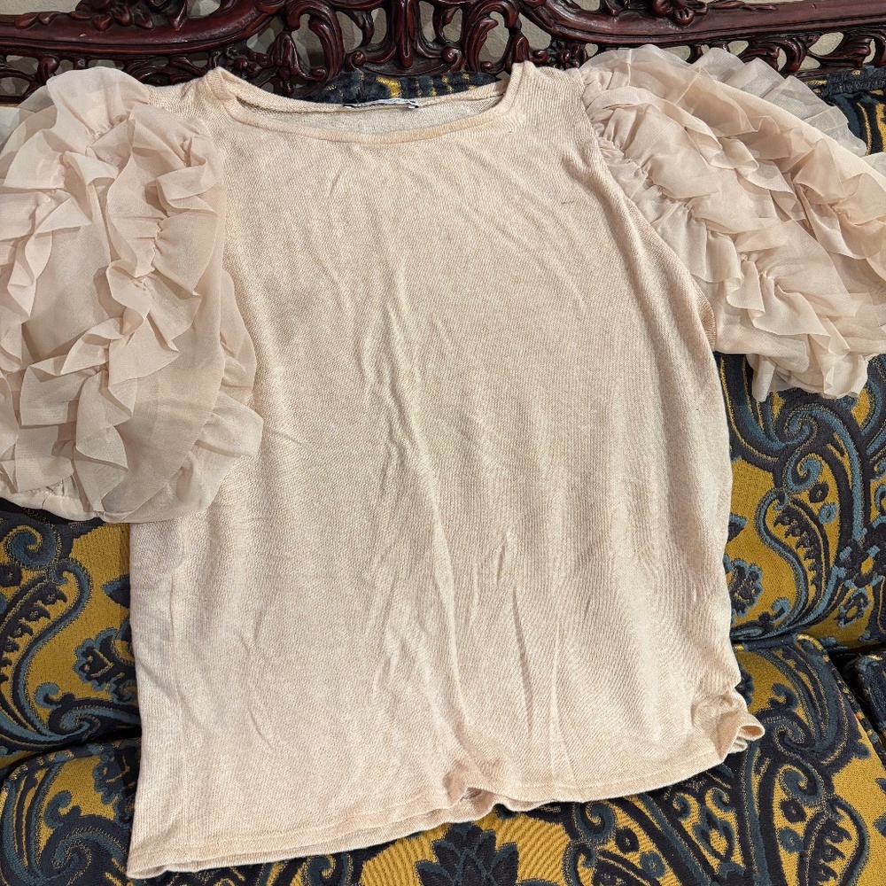 Cream sweater